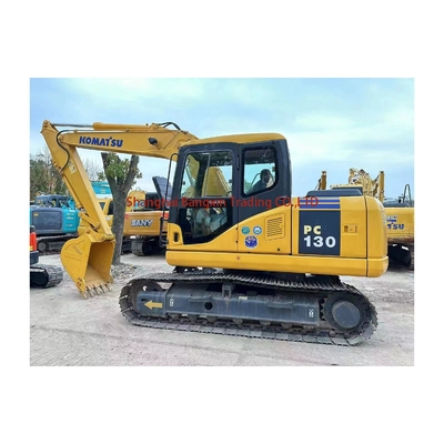 2023 Excavadora usada Komatsu PC130-7 com todas as funções em boas condições de funcionamento
