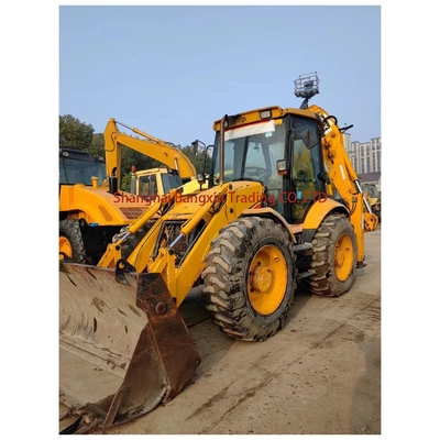 4 toneladas de peso operacional Máquina usada JCB 4CX Carregadora de retroescavação Carregadora de escavação