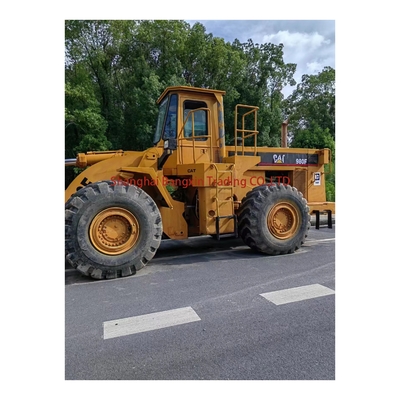 Carregador de rodas CAT980F usado com potência e estabilidade hidráulica elevadas