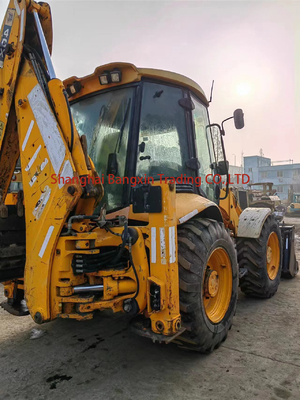 4 toneladas de peso operacional Máquina usada JCB 4CX Carregadora de retroescavação Carregadora de escavação