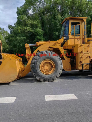 Carregador de rodas CAT980F usado com potência e estabilidade hidráulica elevadas