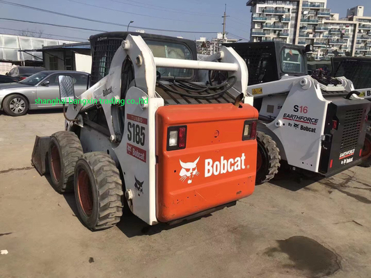 44.7 KW Mini Slide Loader de segunda mão BOBCAT S185 Mini Skid Steer para preços adequados