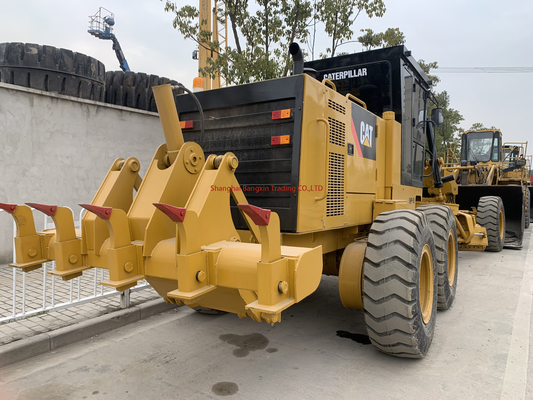Horas de funcionamento baixas Cat Grader Usado Caterpillar 140H Land Leveler com motor Cummins