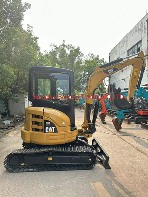 Sim, você pode inspecionar pequena máquina mini escavadeira usada CAT 303 3000 KG peso da máquina