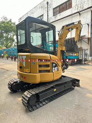 Sim, você pode inspecionar pequena máquina mini escavadeira usada CAT 303 3000 KG peso da máquina