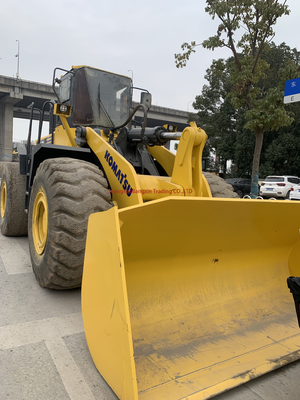 Japão Origem 21Tons Usados Komatsu WA470 Carregadores de Roda Carga nominal 7 toneladas prontos para trabalhar