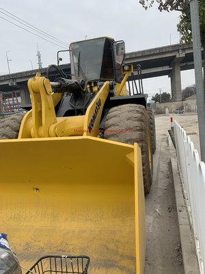Japão Origem 21Tons Usados Komatsu WA470 Carregadores de Roda Carga nominal 7 toneladas prontos para trabalhar