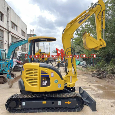 0.23m3 Capacidade de balde Komatsu PC40MR mini escavadeira com todas as funções normais