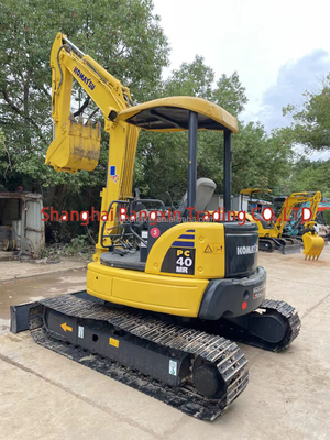 0.23m3 Capacidade de balde Komatsu PC40MR mini escavadeira com todas as funções normais