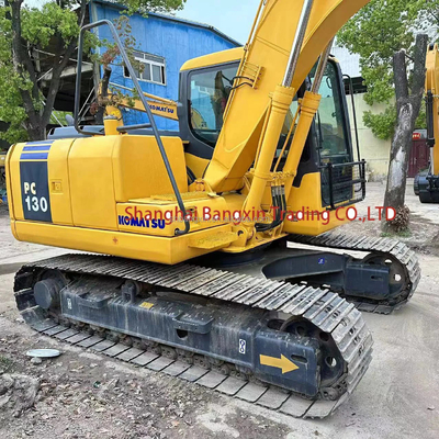 0.5m3 capacidade de balde komatsu pc130-7 mini escavadeira com forte potência e estabilidade
