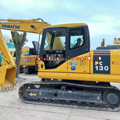 0.5m3 capacidade de balde komatsu pc130-7 mini escavadeira com forte potência e estabilidade