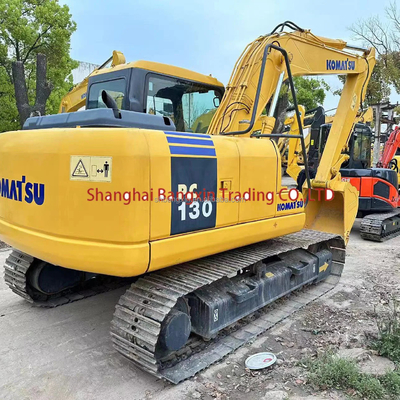 0.5m3 capacidade de balde komatsu pc130-7 mini escavadeira com forte potência e estabilidade