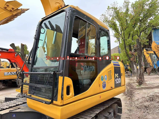 0.5m3 capacidade de balde komatsu pc130-7 mini escavadeira com forte potência e estabilidade