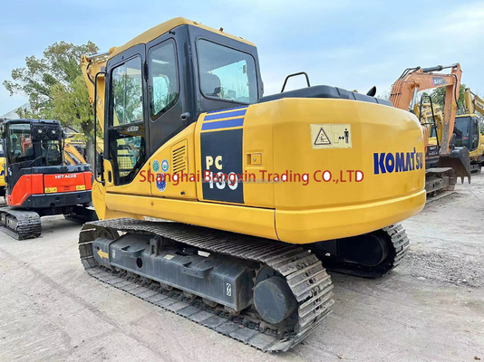 0.5m3 capacidade de balde komatsu pc130-7 mini escavadeira com forte potência e estabilidade