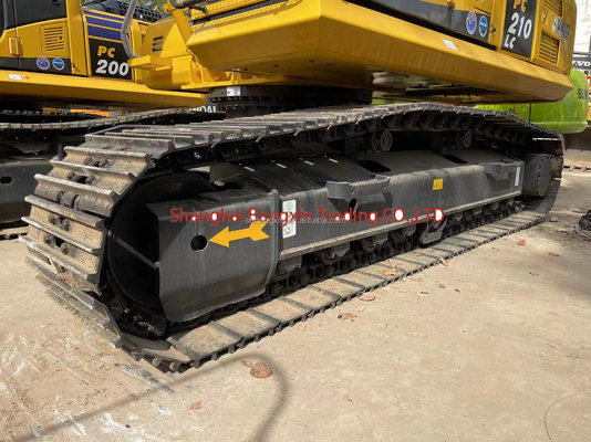 Pequena máquina mini-excavadora usada Komatsu PC210LC-8 fabricada em podemos inspeção