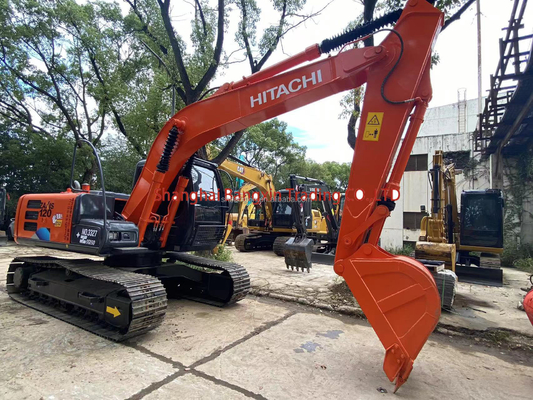 Pequena máquina mini escavadeira usada Hitachi ZX120 com bomba hidráulica original