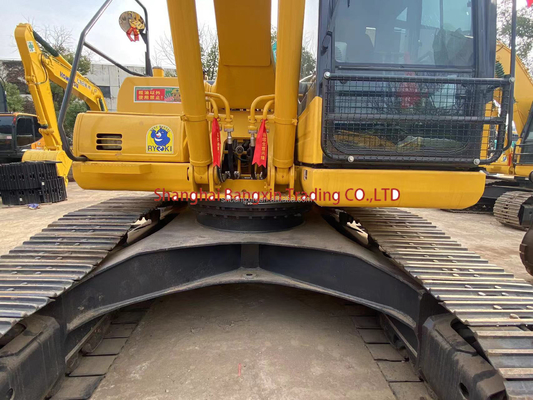 Mini escavadeira Komatsu PC220-8 com motor Cummins Forte potência e estabilidade hidráulica