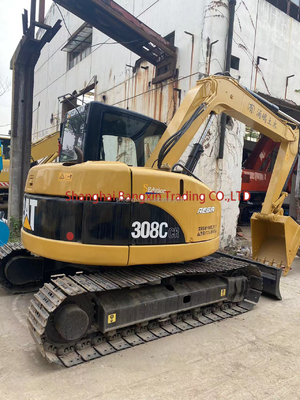 Excavadora usada CAT 308C com capacidade de balde de 0,3m3 em excelente estado