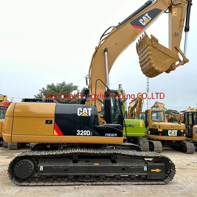 Mini escavadeira CAT 320D2L de 20 toneladas com certificação EPA/CE e excelente desempenho