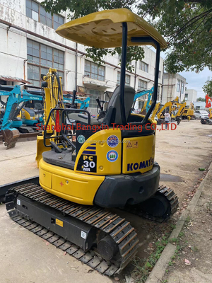 3000 KG Komatsu Excavator usado PC30 para a indústria da construção em excelente estado