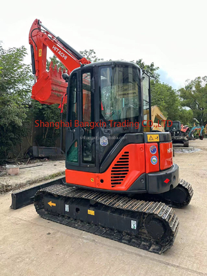 Mini escavadeira Hitachi ZX50U com cilindro hidráulico original e capacidade de balde de 0,23m3