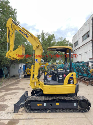 Mini escavadeira de 4 toneladas Komatsu PC40MR com certificado EPA/CE e estabilidade hidráulica