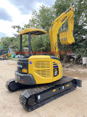 Mini escavadeira de 4 toneladas Komatsu PC40MR com certificado EPA/CE e estabilidade hidráulica
