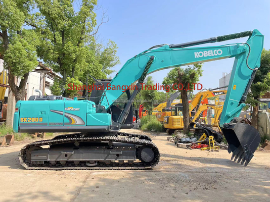 Excavadora Kobelco SK200-8 usada com certificação EPA/CE e capacidade de balde de 1m3