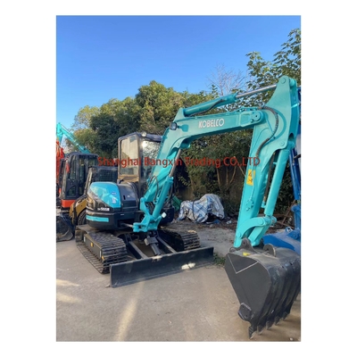 Boa condição Kobelco SK55SR Excavator perfeito para vários projetos de construção