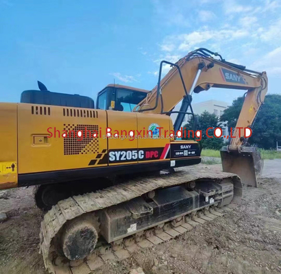 Forte potência e estabilidade hidráulica SANY SY205C mini escavadeira 20000 KG peso da máquina