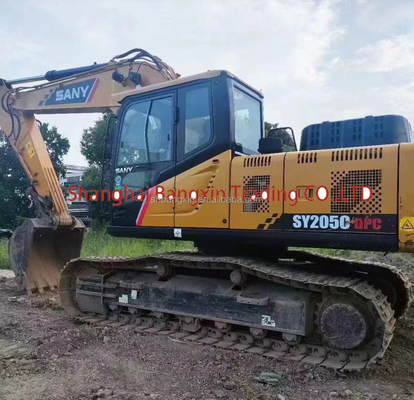 Forte potência e estabilidade hidráulica SANY SY205C mini escavadeira 20000 KG peso da máquina