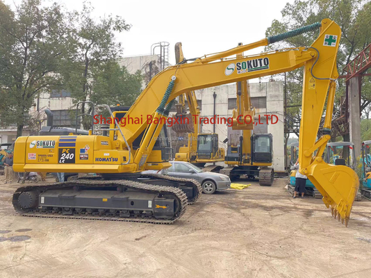 Excavadora usada Komatsu PC240 e capacidade de balde de 1,3 m3 com período de 1 ano após a venda