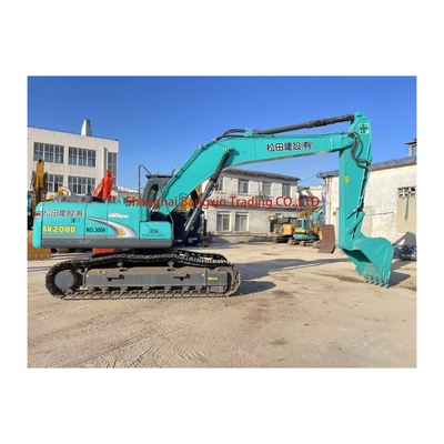Excavadora Kobelco SK200 perfeita para projetos de construção