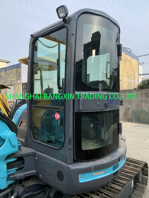 boa condição Kobelco SK55SR mini escavadeira forte potência e estabilidade hidráulica