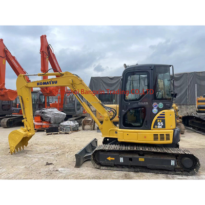 2020 Usado Komatsu PC55MR Mini Excavator/Crawler Digger com todas as funções normais