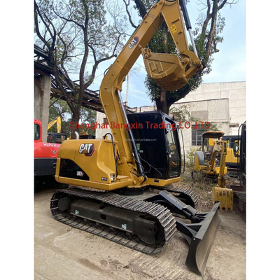 Máquinas de escavação mini usadas CAT 307D de segunda mão com bomba hidráulica original