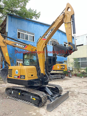 Peso operacional 5,5 toneladas Sany SY55C Excavadora Máquina de Escavação Usada com Envio Gratuito