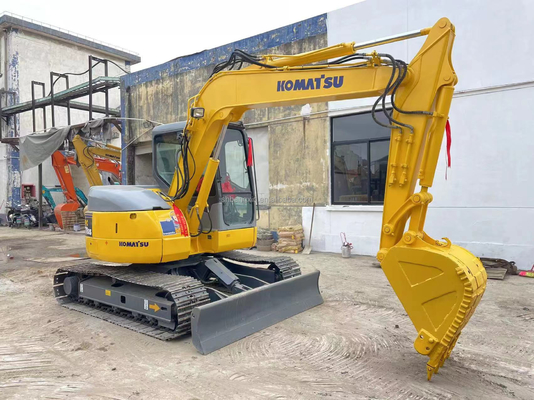 Mini escavadeira Komatsu PC78US original de 2020 com poucas horas de trabalho e bomba hidráulica