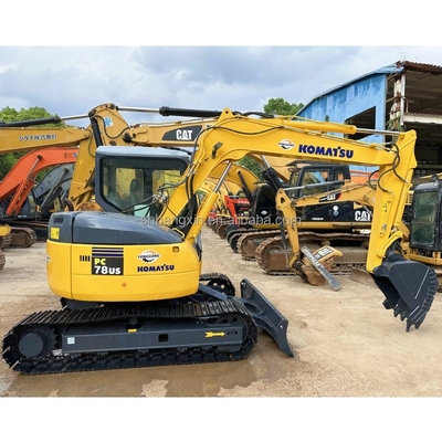 90% Excavadora Japão Recoletora Hidráulica Komatsu PC78US com todas as funções normais