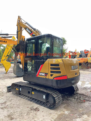 5.5TON Peso de operação Sany SY55C máquina de escavação para excelente desempenho de trabalho