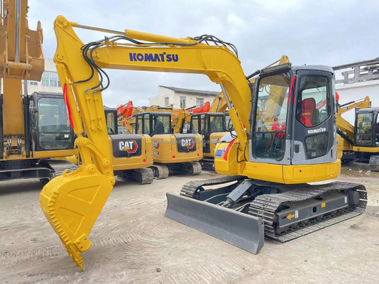 90% Excavadora Japão Recoletora Hidráulica Komatsu PC78US com todas as funções normais