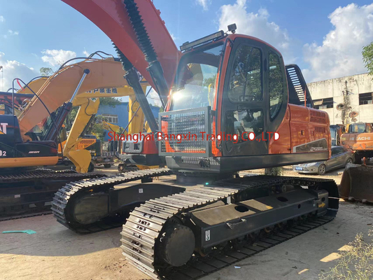 Excavadora usada Doosan DH225LC-9 7 dias máquina de entrega peso 21000 KG bom estado