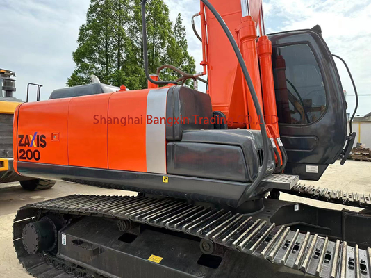 Excavadora usada Hitachi ZX200-HHE com 90% de grau e certificação EPA/CE