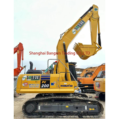 Excavadora Komatsu PC200 100% Original Japão Máquina de Escavação de segunda mão 700 Horas de Trabalho