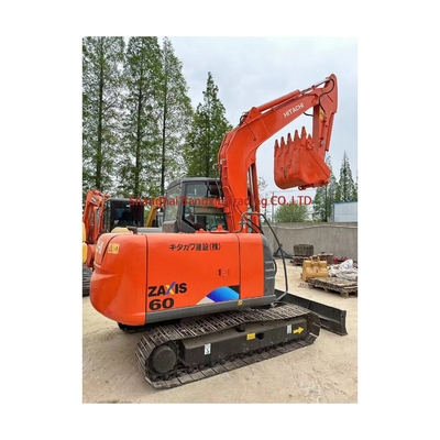6000 KG Hitachi ZX60 Excavator Usado japonês Máquinas usadas e confiabilidade
