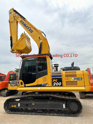 700 Horas de Trabalho Excavadora Komatsu PC200-8 Usada com Envio Gratuito e Balde de Excavadora