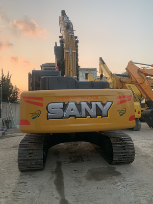 Excavadora Sany SY215 usada com potência forte e estabilidade hidráulica