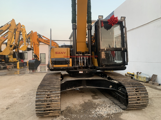 Excavadora Sany SY215 usada com potência forte e estabilidade hidráulica