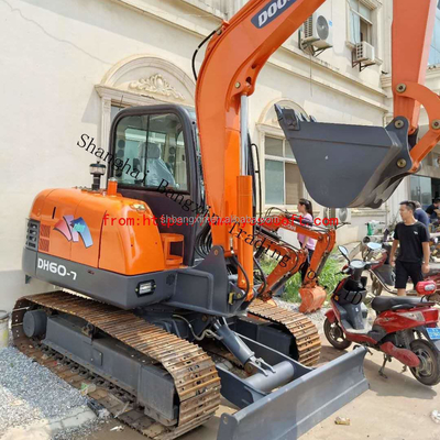 700 Horas de Trabalho Excavadora Doosan DH60-7 Crawler Usada com 1 e Após-venda