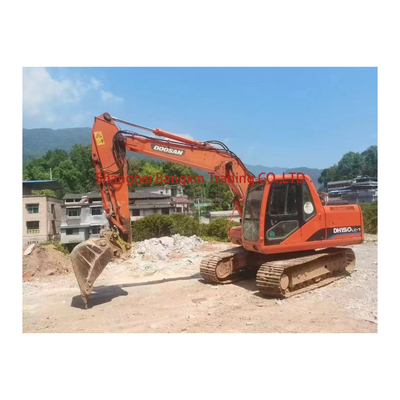 15000 KG Doosan DH150LC-7 Excavadora Excelente desempenho de trabalho 1 ano após as vendas